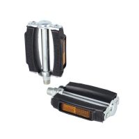 xlc pd-c24 pedales plataforma 105x75 mm plastico negroplata con reflectante  xlc   de ciclismo para bicicleta