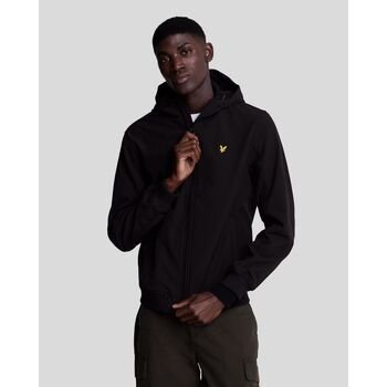Lyle & Scott Jersey JK2110V FLEECE BACK SOFTSHELL-Z865 JET BLACK para hombre