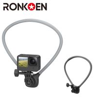 ronkoen soporte para el cuello soporte de pecho para gopro 13 12 hero 11 insta360 dji osmo action 45 pro accesorios de camara de accion de silicona