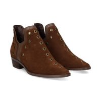 befree botines con tacon mujer - marron talla 40