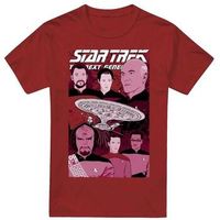 star trek camiseta captain crew para hombre