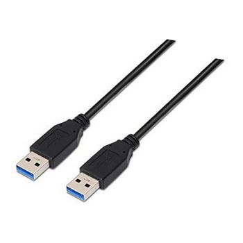 Nanocable Cable USB 3.0 Negro Tipo A a Tipo A Macho/Macho 2m Negro