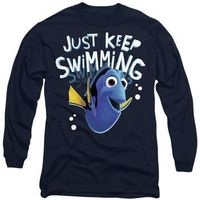 finding nemo tops y camisetas just keep swimming para hombre