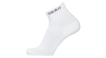 2 x calcetines medianos odlo active blanco unisex 36 38