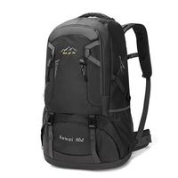 mochila de 60l para montanismo y senderismo black