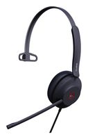 yealink uh37 mono teams auriculares alambrico diadema oficinacentro de llamadas usb type-c  usb type-a negro