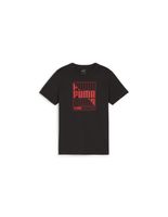 camiseta puma graphics negro infantil