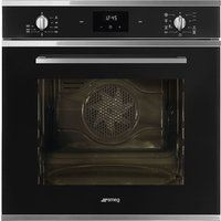smeg cucina sf6400tvn electric oven - black black