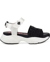 de ed hardy ed hardy sandalias overlap negro- blanco