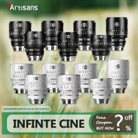 7artisans infinte full frame 24mm 35mm 50mm 85mm 105mm t21 16mm t25 135mm t24 lente de camara cine para fotografia ef pl-mount