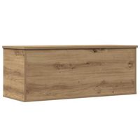 caja de almacenamiento roble artisan 90 x 35 x 35 cm vidaxl