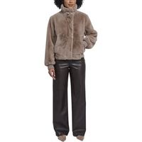 rino  pelle chaqueta ambra7002611-ai27-mochalatte para mujer
