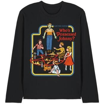 Steven Rhodes Camiseta manga larga Who's Possessed Johnny para mujer
