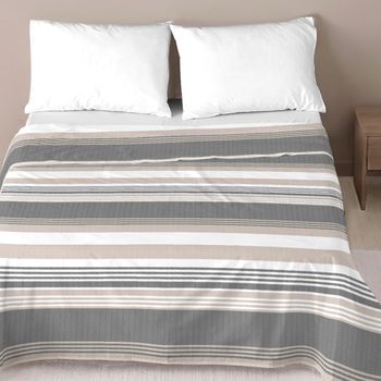 Juego De Sábanas 4 Piezas 100% Algodón Cama 180 Cm Naturals William