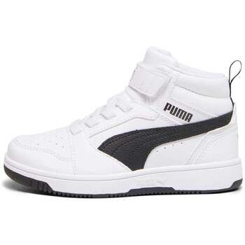 Puma Zapatillas altas REBOUND V6 MID AC+ PS WHITE 393832 02 para niña