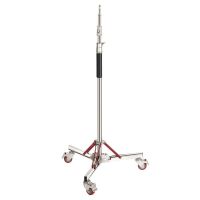 tripode de luz neewer sc305w acero inoxidable con ruedas 305 cm