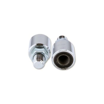 Adaptador antivibración para retrovisor M10x1.25 derecha-derecha cromado par