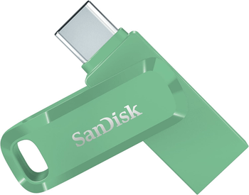SANDISK ULTRA DUAL DRIVE GO USB TYPE- C, ABSINTHE GREEN, GLOBAL, 400MB/S 128GB