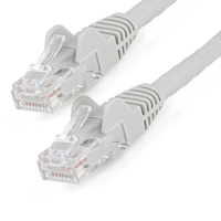 cable de red ethernet cat6 utp sin enganches gris 2m
