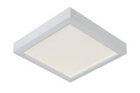 lampara de techo de aluminio con 1 led integrado blanco