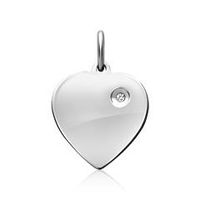colgante plata 925 corazon circonita
