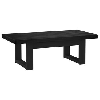 Mesa De Centro 119x60x40 Cm Madera - Negro