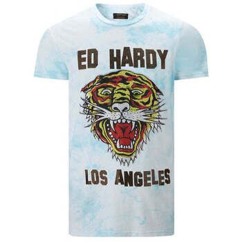 Ed Hardy Camiseta Los Tigre T-Shirt Turquesa para hombre