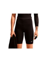 mallas de fitness nike one high-waisted 8 biker shorts mujer negrogris