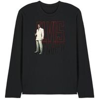 elvis presley camiseta manga larga white suit para mujer