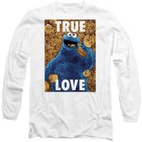 sesame street camiseta manga larga beautiful cookies para hombre