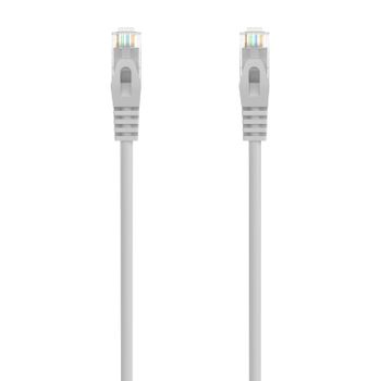 AISENS Cable de Red Latiguillo RJ45 LSZH Cat.6A 500 Mhz UTP AWG24, Gris, 20M