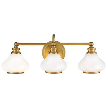 Aplique de pared para baños ainsley (3 luces)