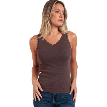 Admas Camiseta tirantes Romantic Rib Camiseta de tirantes para mujer