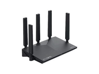 Router - Strong ROUTERBE3600, 3600 Mbit/s, 5x Antenas, WiFi 7 Mesh Compatible, Negro