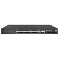 levelone hilbert ges-2128 switch gestionado l2 24 puertos gigabit  4 puertos sfp