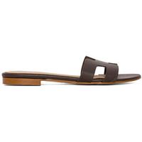 narf sandalias ca 380 en piel marron para mujer