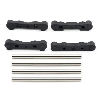 ZD Racing MT16 1/16 Piezas de coche RC Soportes de bisagra delanteros y traseros Conjunto de pines de suspensión inferio