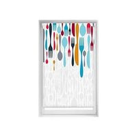 estor estampado easyfix sin taladrar - estor translucido tamano 95x150 - estor sin herramientas color cubiertos  blindecor