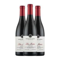 fuentes del silencio vino tinto las jaras vino crianza 75 cl 14 vol pack de 3 unidades