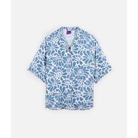 oxbow camisa chemise manches courtes coral para mujer