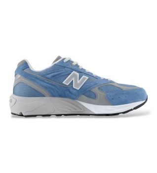 New Balance para hombre. U880RV1_LI Zapatillas de piel 880R azul (43), Plano, Serraje, Cordones, Casual