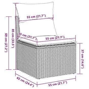 Conjunto De Sofás Para Exteriores (incluye Cojines, Conjunto De 7 Piezas)