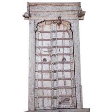 Puerta Antigua Teca 75x30x210 Pieza Unica Natural