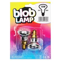 15w replacement blob lava lamp bulbs e14 r39 - twin pack