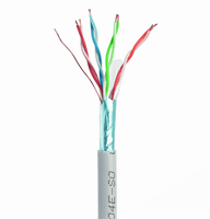 cable red ftp gembird cat5e cca premium solido 100 m