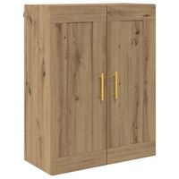 armario de pared roble artisan 695 x 34 x 90 cm vidaxl