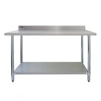 mesa de catering comercial de acero inoxidable  120x90x60cm