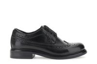 derby de cuero con cordones estilo oxford black 39