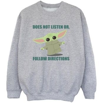 Disney Jersey The Mandalorian Does Not Listen para niño