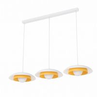 lampara colgante arka blanconaranja 3 luces